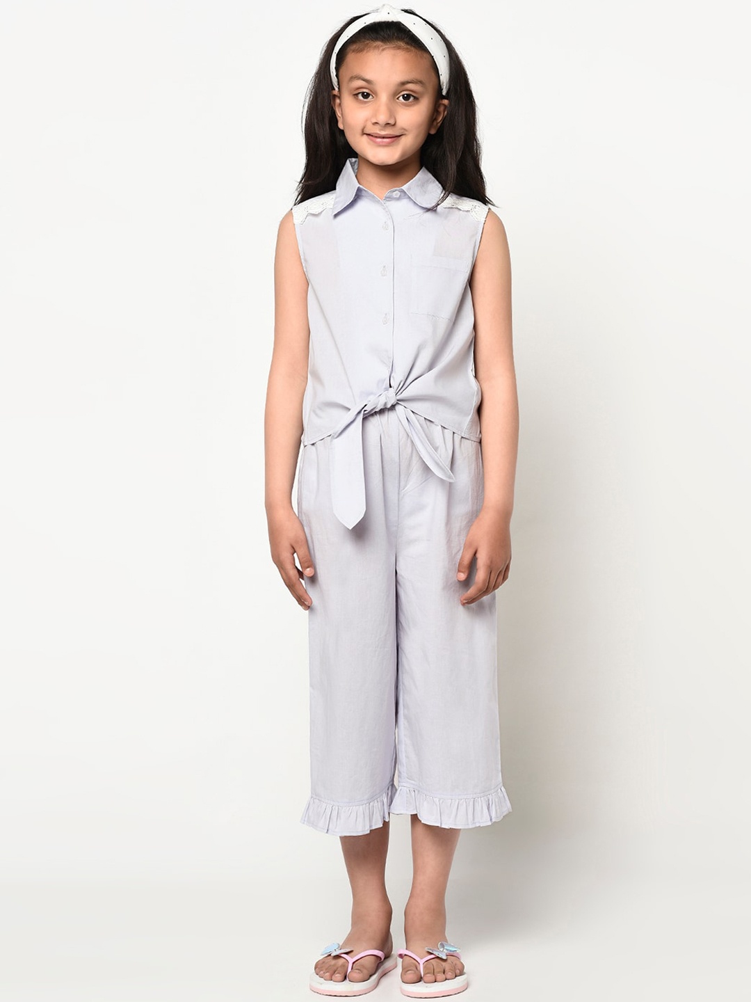 

BLANC9 Girls Grey Night suit