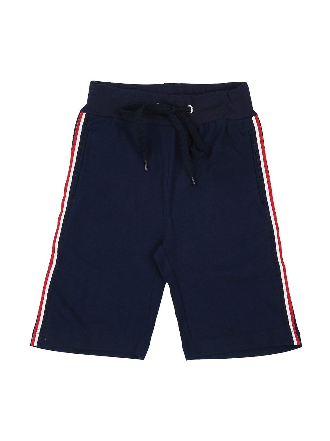 

RAINE AND JAINE Boys Navy Blue Solid Regular Fit Regular Shorts