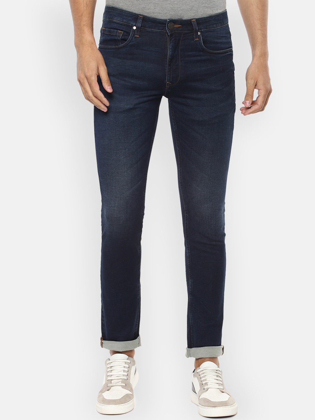 

Louis Philippe Jeans Men Navy Blue Slim Fit Jeans