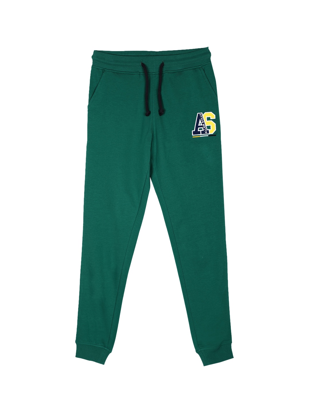 

Allen Solly Junior Boys Green Regular Fit Solid Joggers