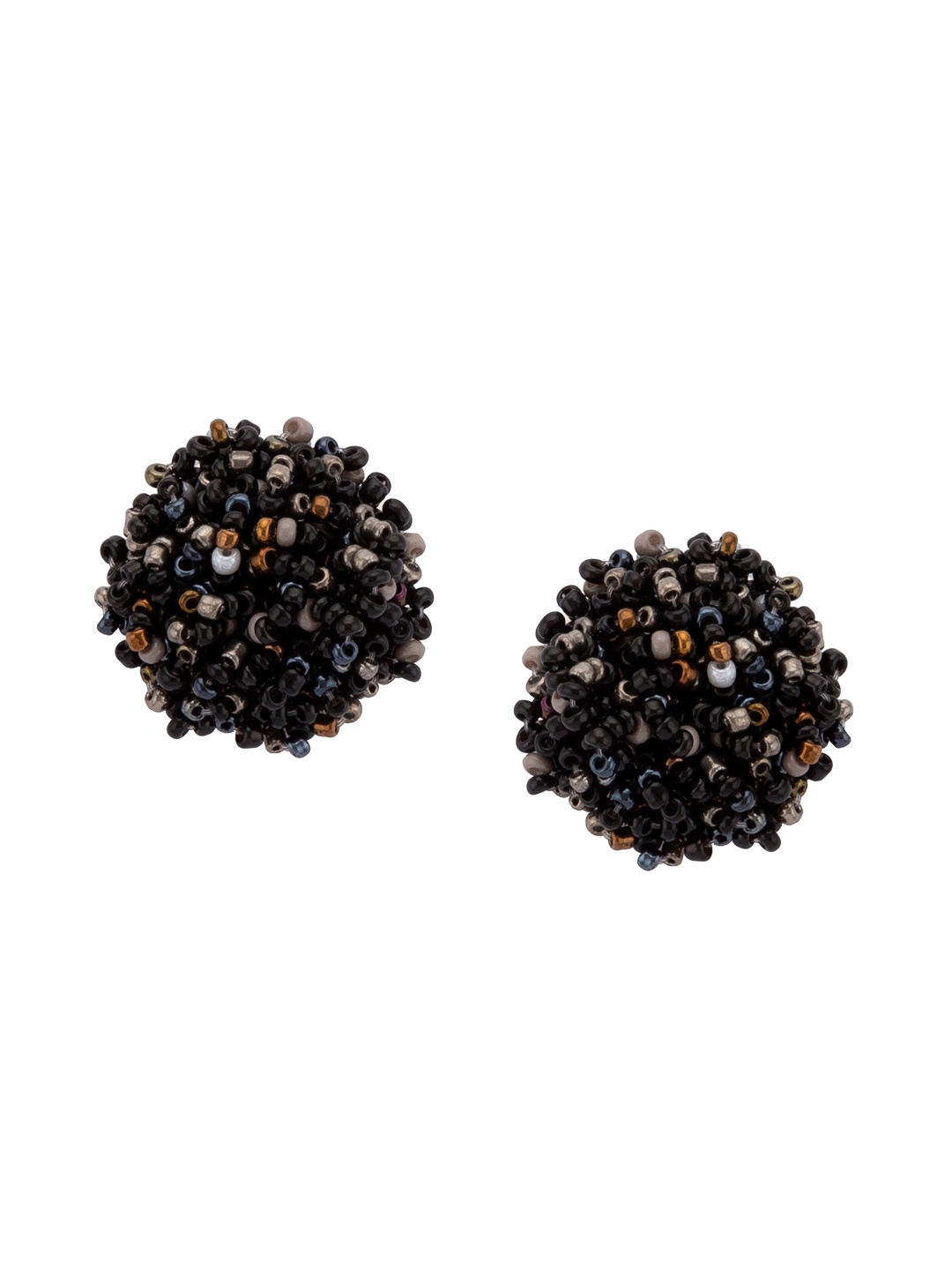 

Globus Black & Brown Contemporary Studs