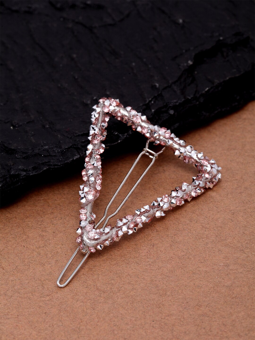

Ferosh Pink Embellished Bumpit Hair Pin