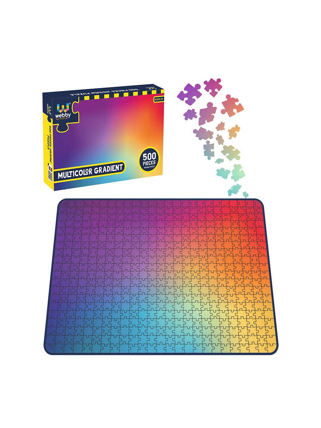 

Webby Kids Red & Blue Gradient Jigsaw Puzzle