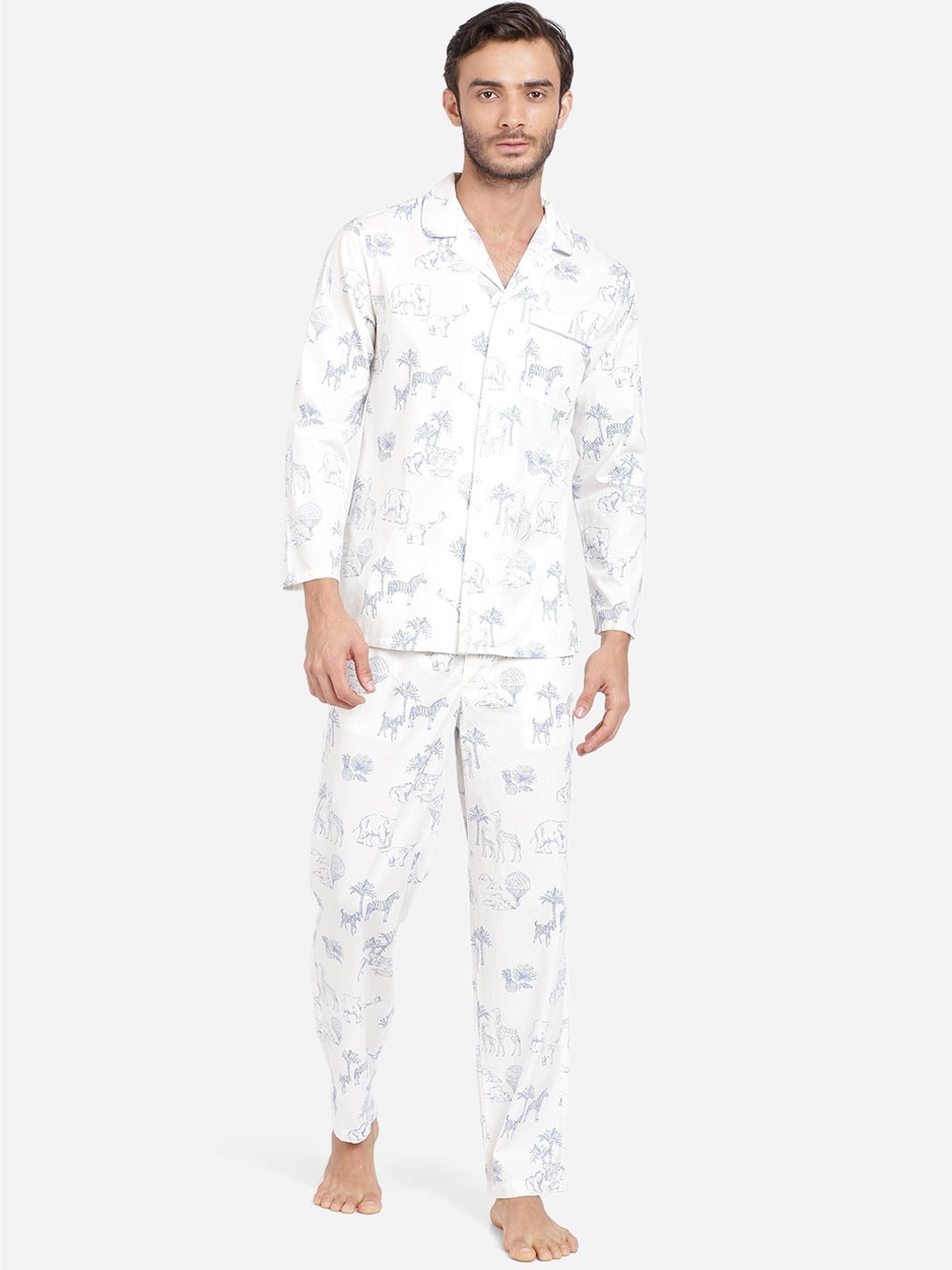 

Bene Kleed Men Off White Tropical