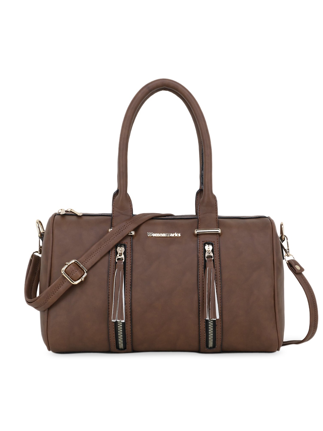 

WOMEN MARKS Brown Solid Handheld Bag