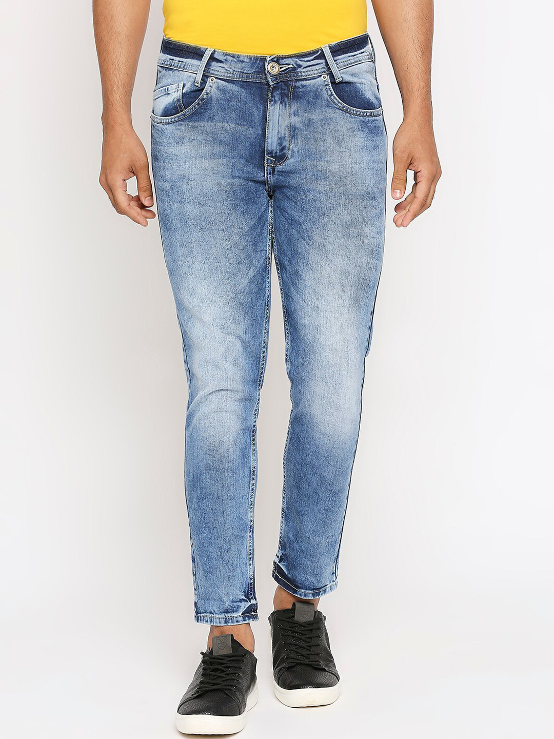 

Mufti Men Blue Slim Fit Mid-Rise Clean Look Stretchable Jeans