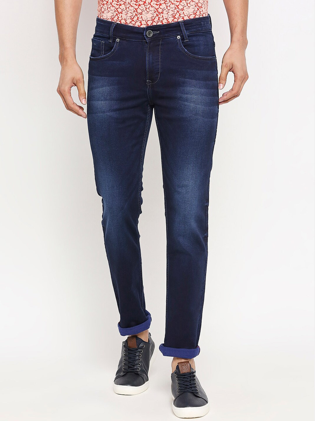 

Mufti Men Blue Skinny Fit Mid-Rise Clean Look Jeans