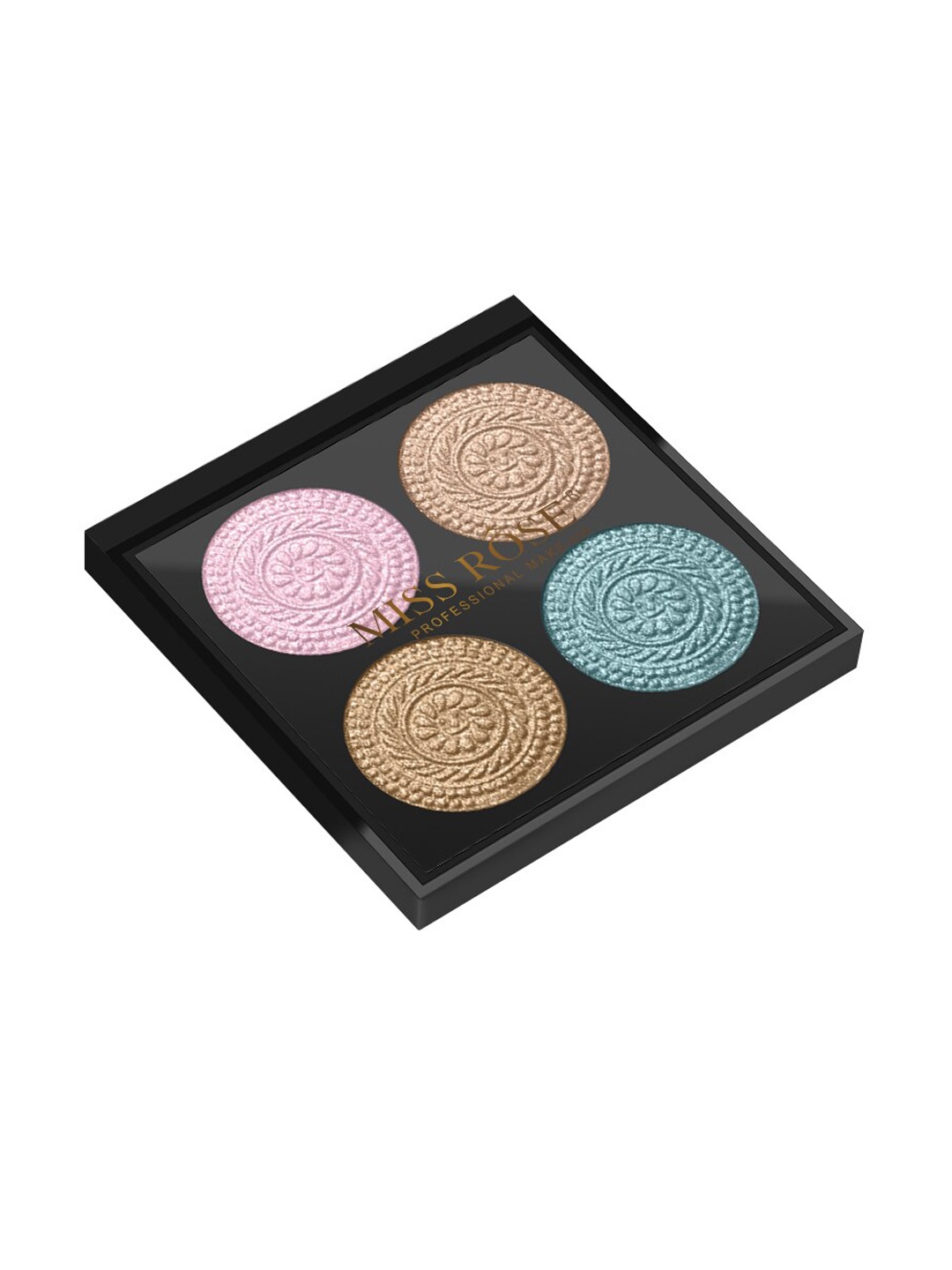 

Miss Rose 4 Color Glitter Eyeshadow Palette 7001-125Z 02, Multi