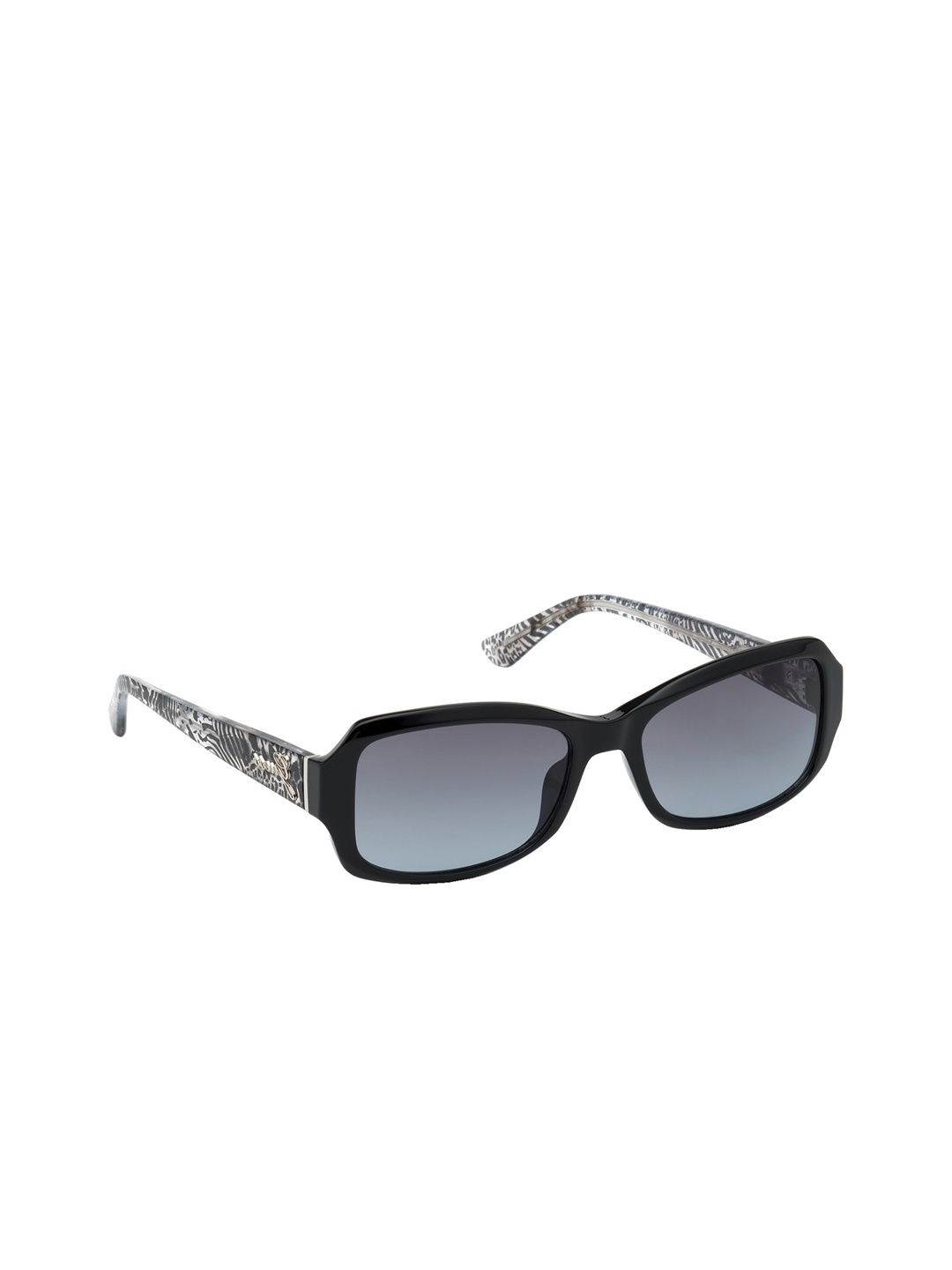 

Guess Women Grey Lens & Black UV Protected Rectangle Sunglasses GU7683 55 01B