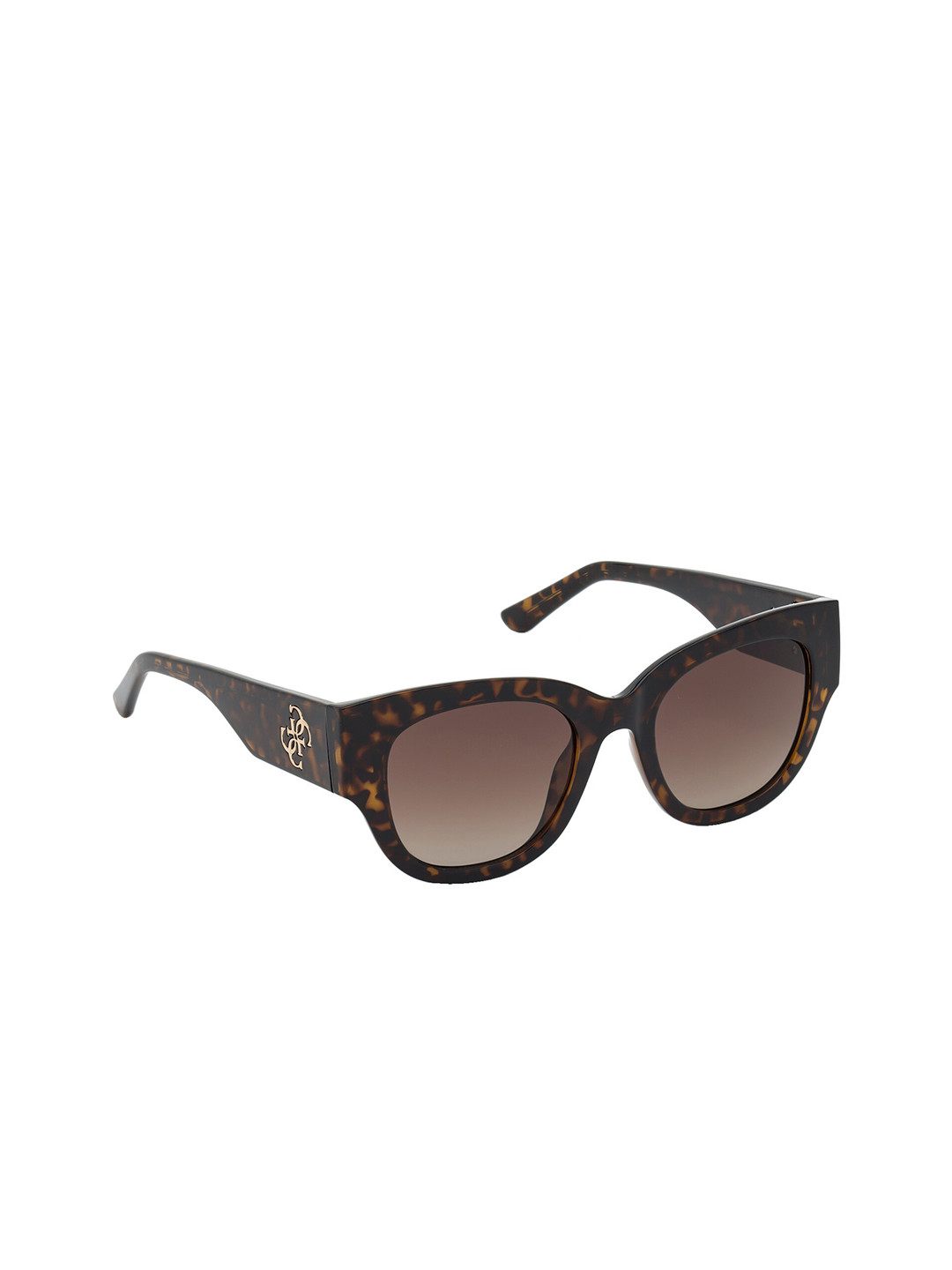 

Guess Women Brown Lens & Cateye UV Protected Sunglasses GU7680 50 52F