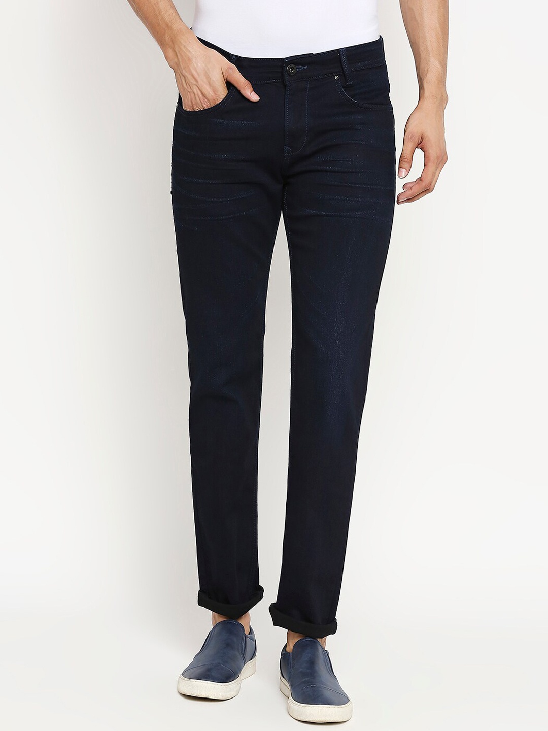 

Mufti Men Blue Skinny Fit Mid-Rise Clean Look Jeans