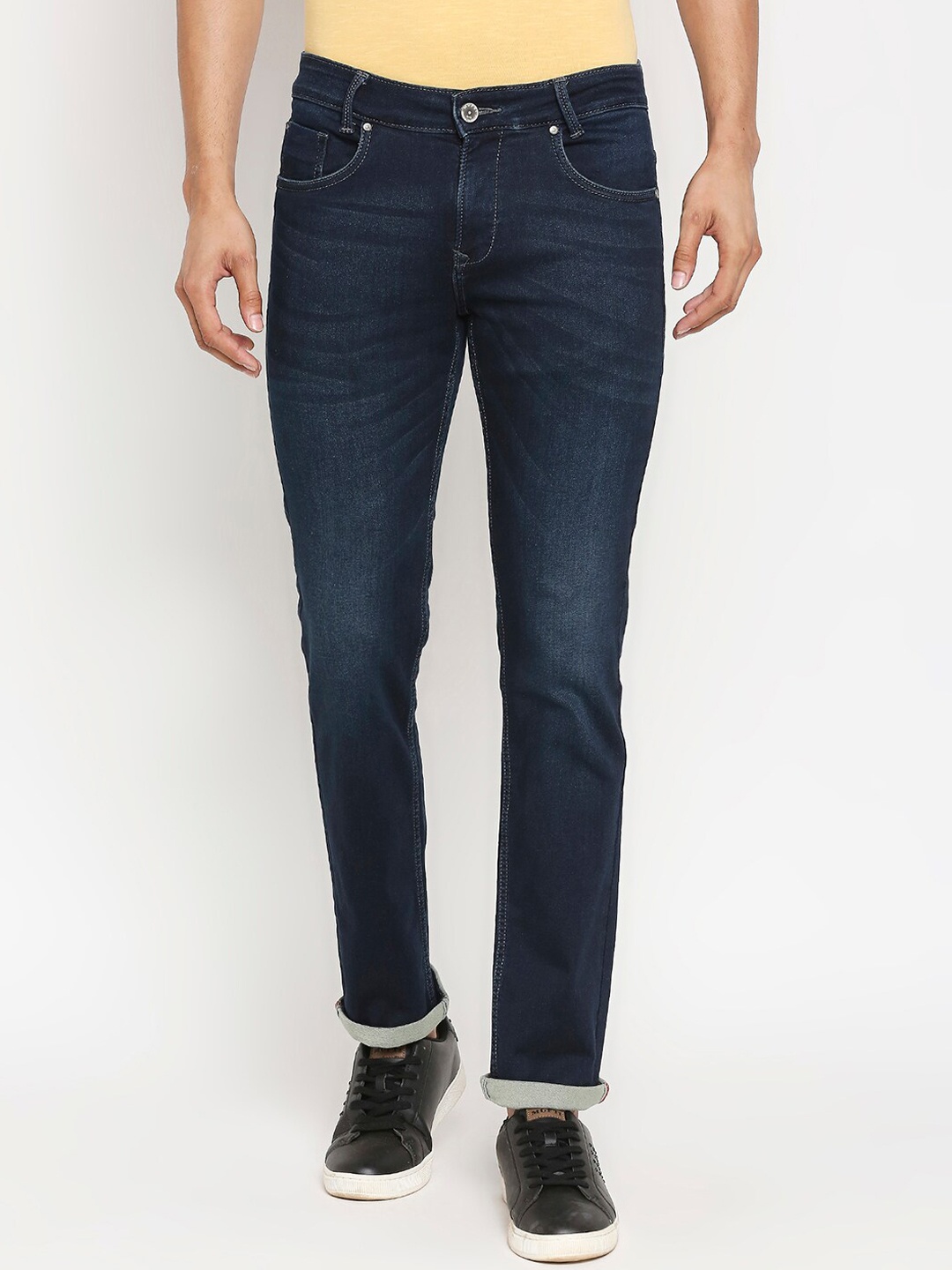 

Mufti Men Blue Skinny Fit Mid-Rise Stretchable Clean Look Jeans