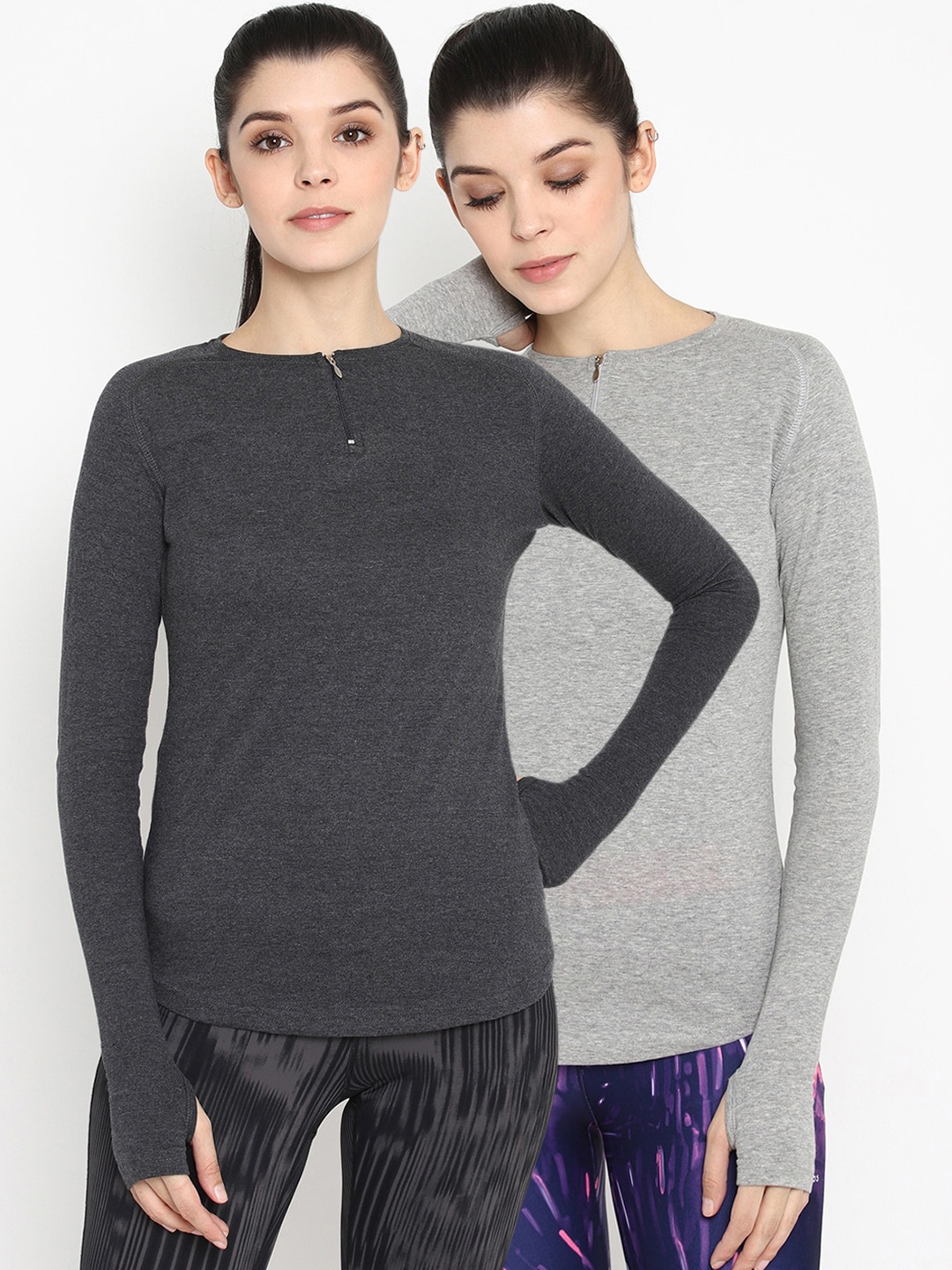 

appulse Women Multicoloured Solid Henley Neck T-shirt, Multi