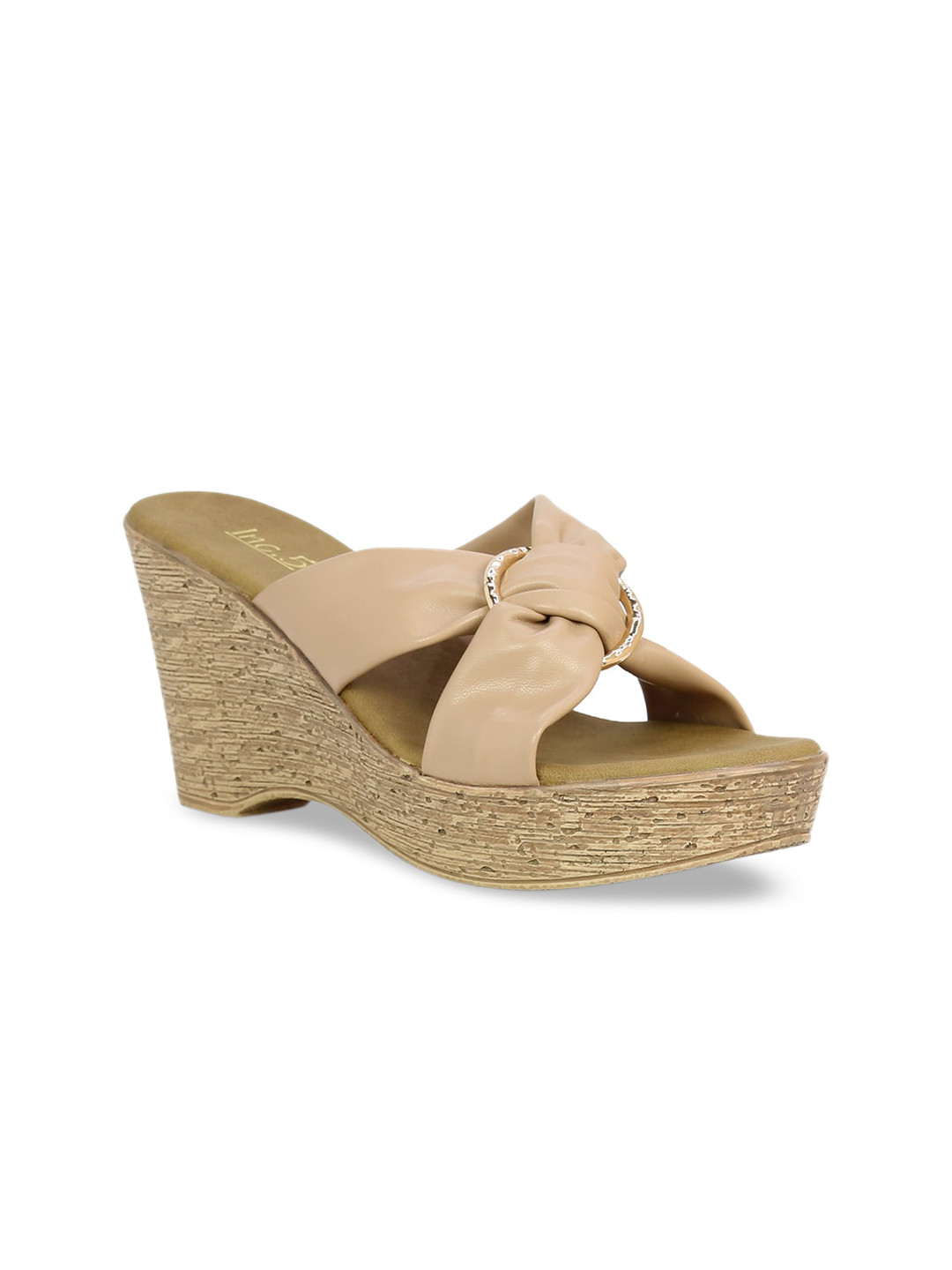 

Inc 5 Women Beige Solid Wedges