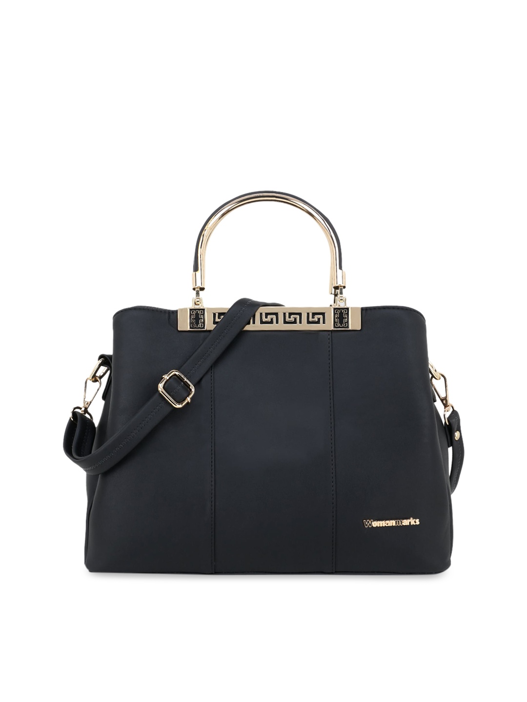 

WOMEN MARKS Black Solid Handheld Bag