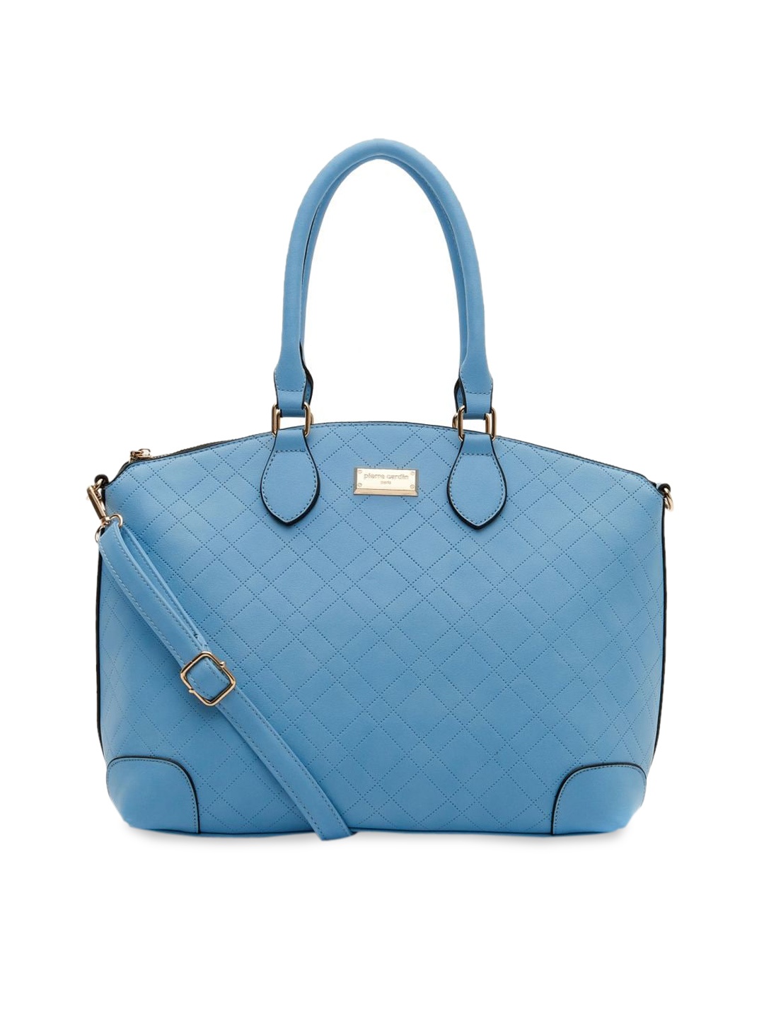 

pierre cardin Blue Textured Handheld Bag