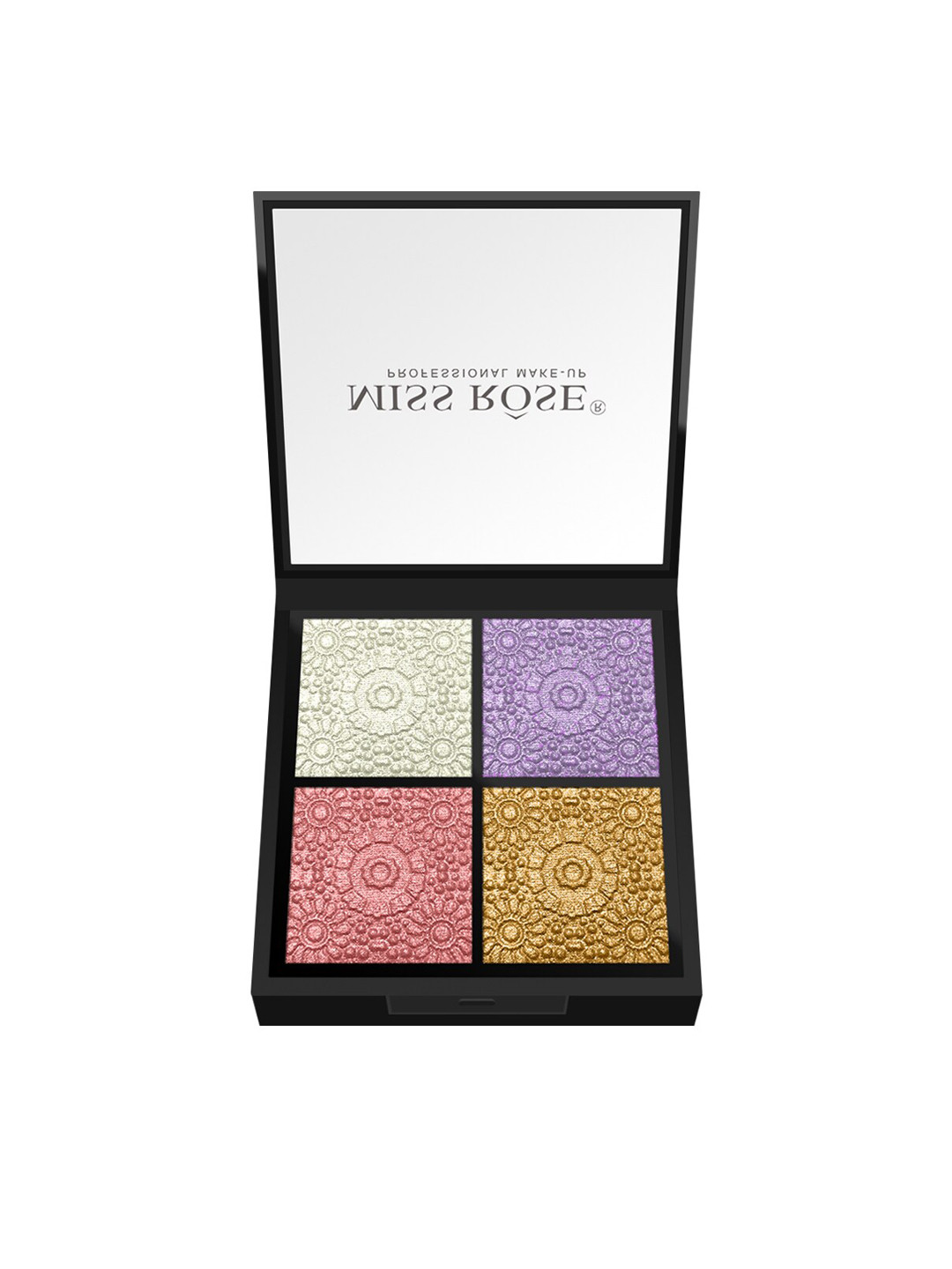 

Miss Rose 4 Color Glitter Eyeshadow Palette 7001-124Z 01, Multi