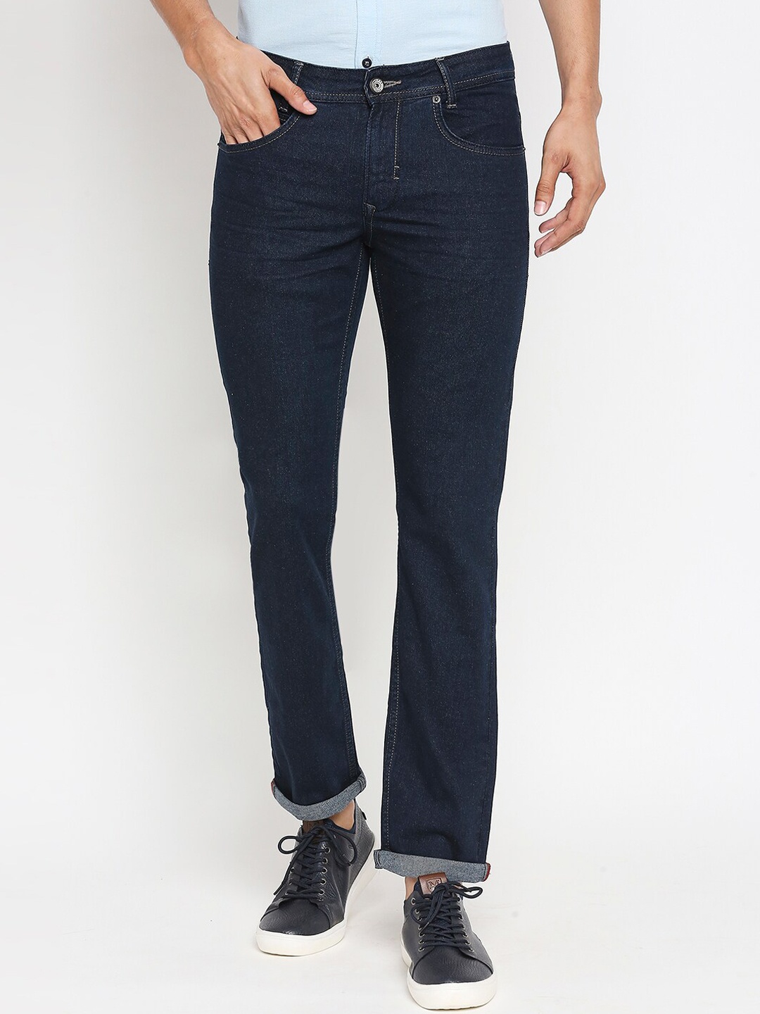 

Mufti Men Blue Skinny Fit Mid-Rise Clean Look Jeans