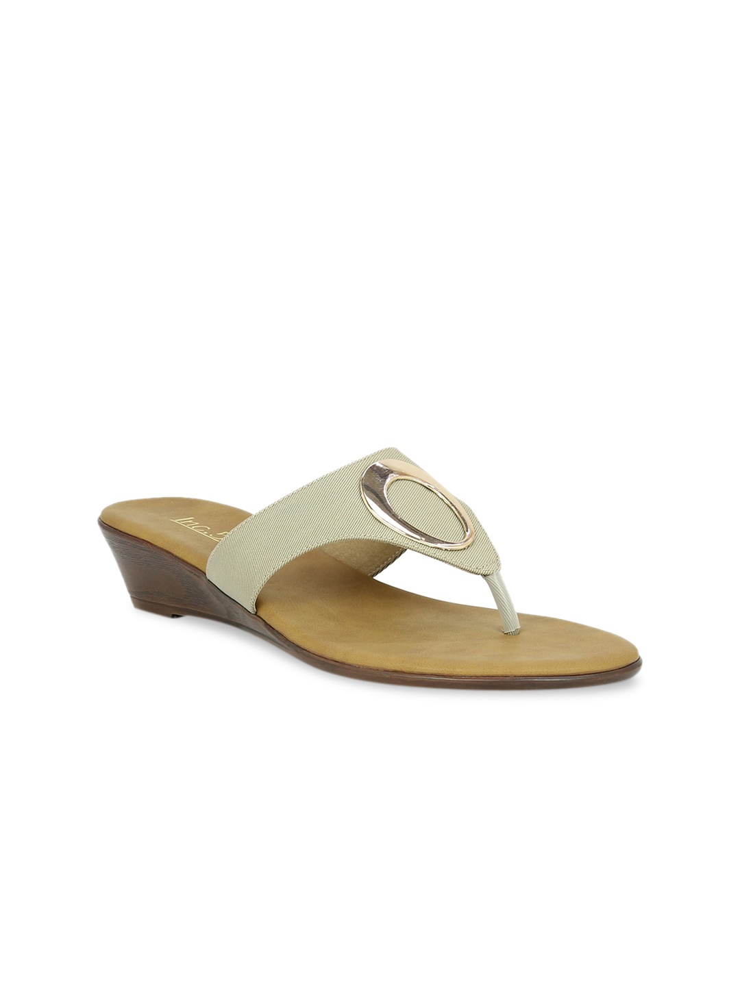 

Inc 5 Women Beige Solid Wedges
