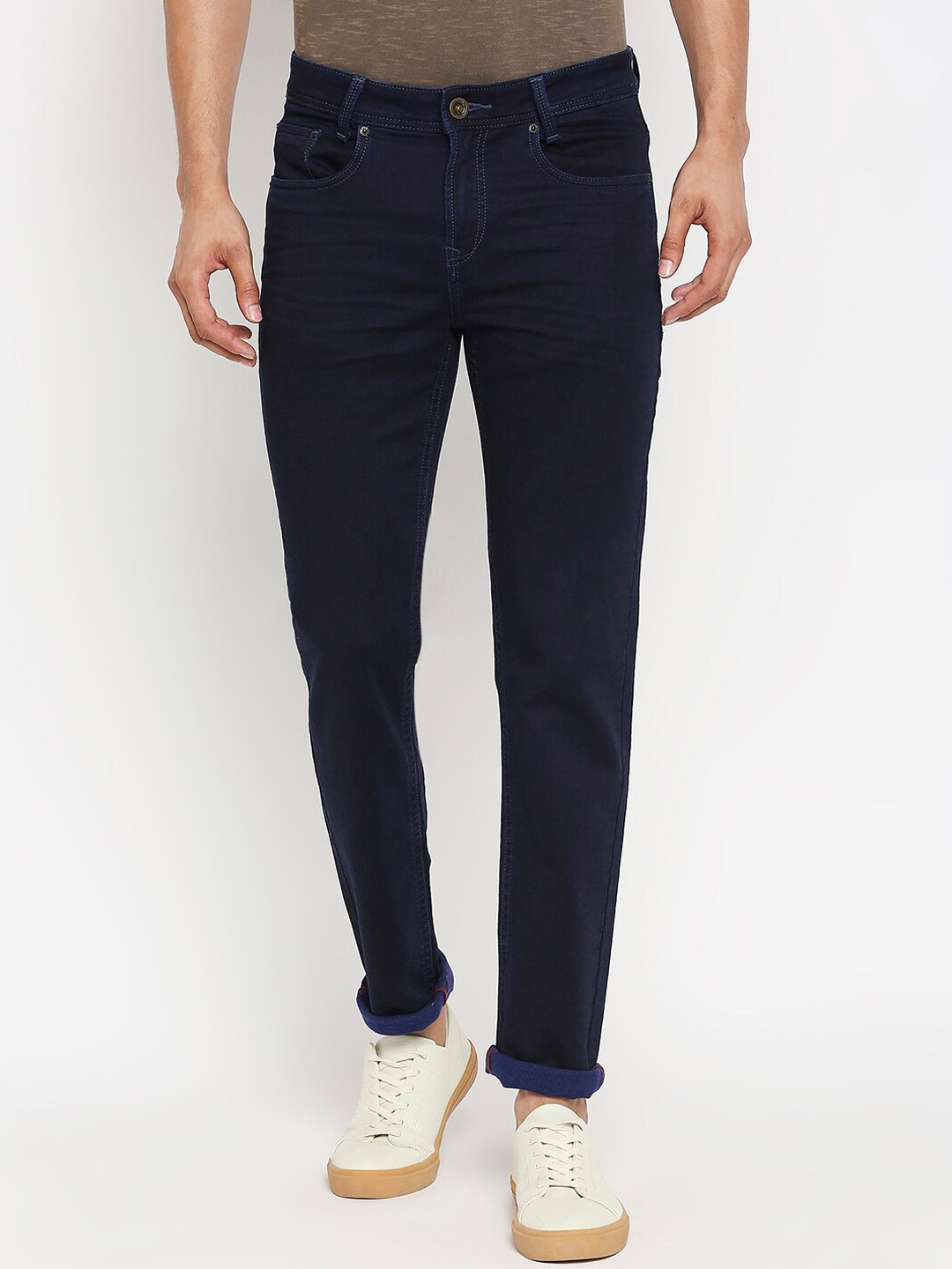 

Mufti Men Blue Skinny Fit Mid-Rise Stretchable Clean Look Jeans