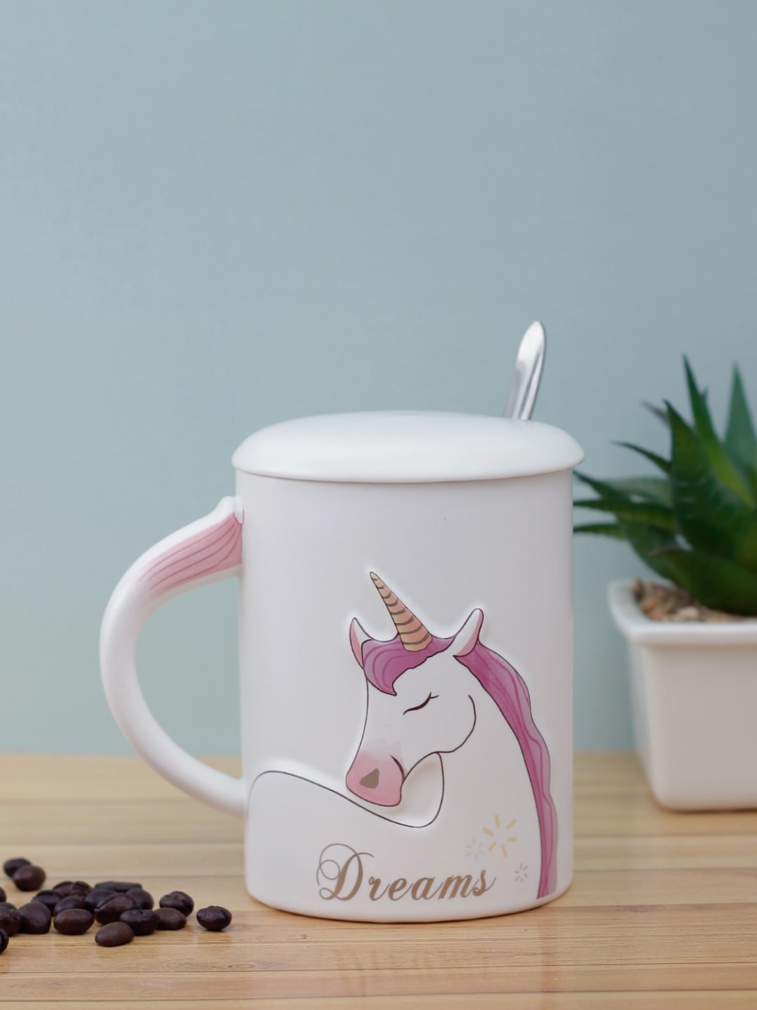 

A Vintage Affair- Home Decor Pink & PurplePrinted Ceramic Mugs Set