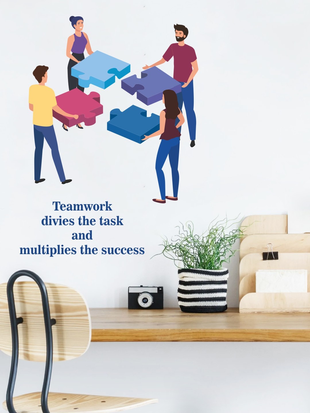

rawpockets Multicolour Wall Sticker, Multi