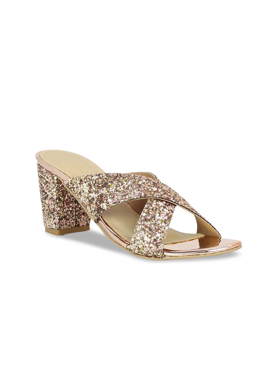 

Inc 5 Women Gold-Toned Embellished Sandals