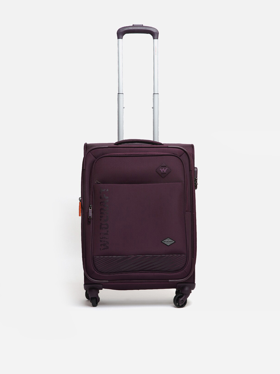 

Wildcraft Sirius Plus Solid Soft-Sided Medium Trolley Suitcase, Purple