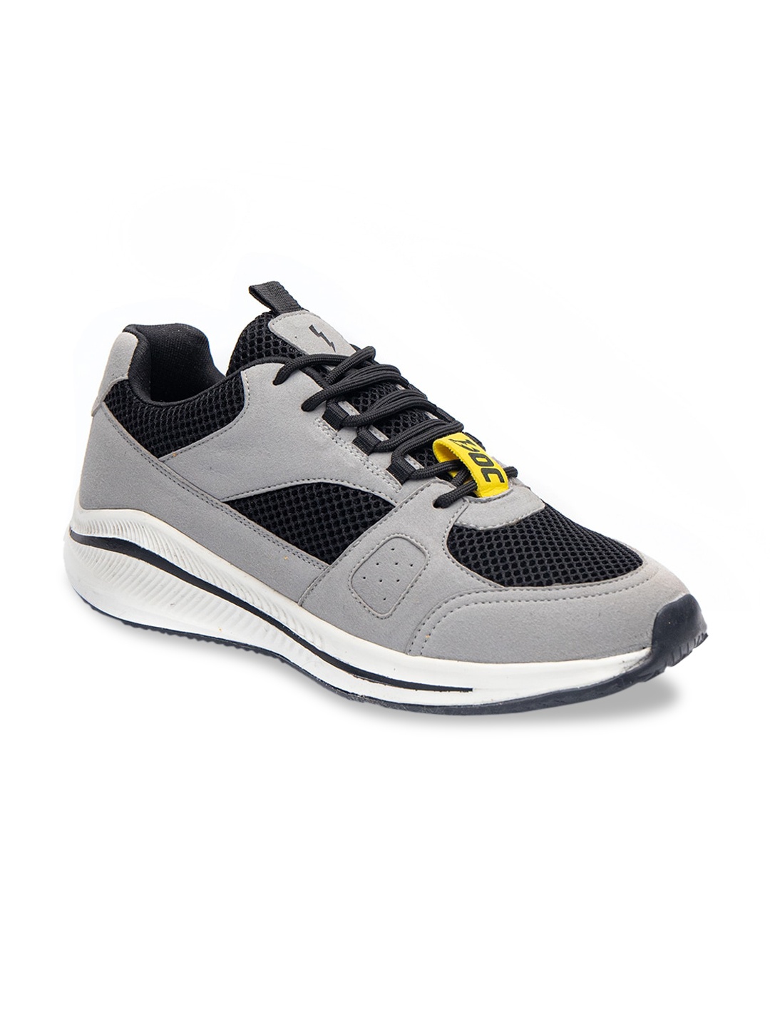 

Doc Martin Men Grey & Black Colourblocked Sneakers