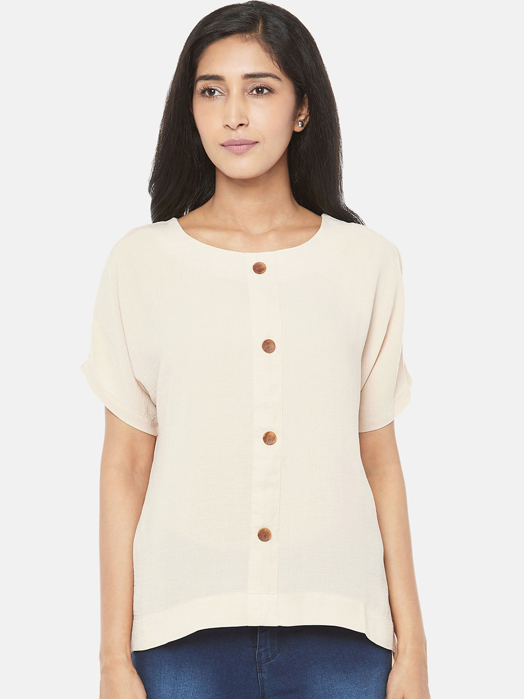 

Honey by Pantaloons Women Beige Solid
