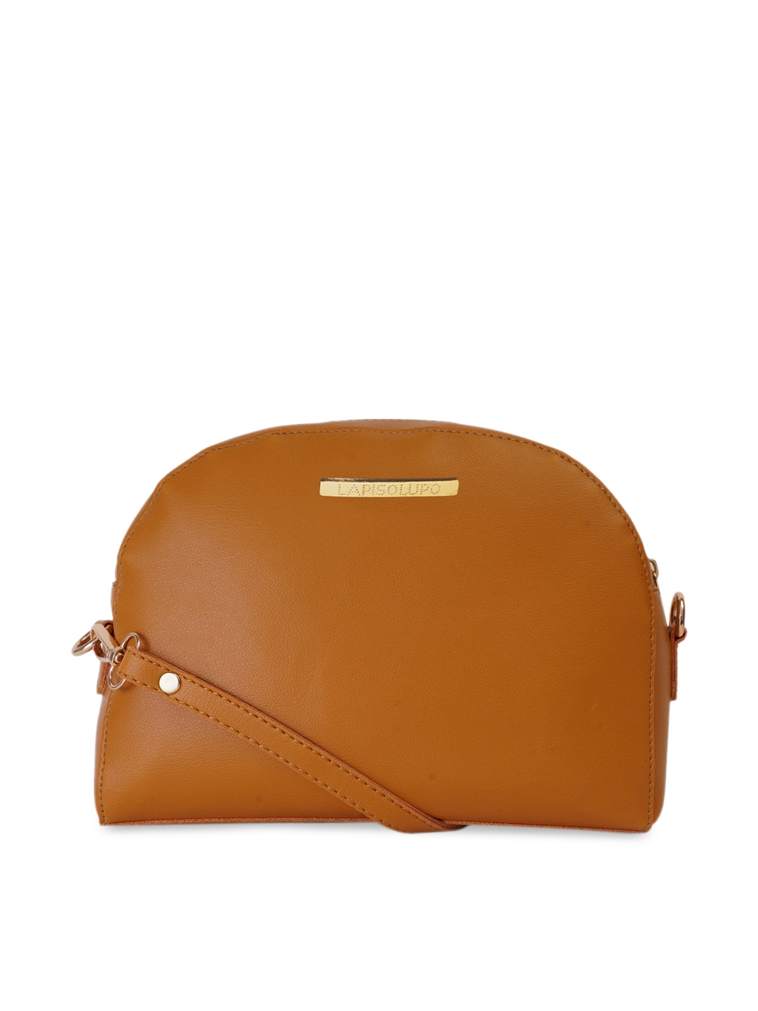 

Lapis O Lupo Brown Solid Sling Bag