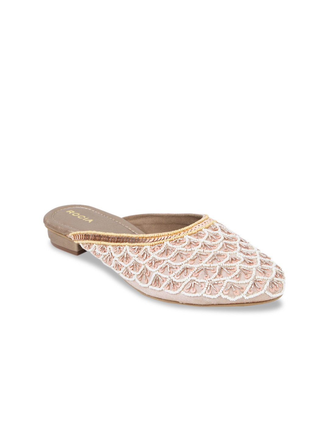 

Rocia Women Pink Embellished Mules