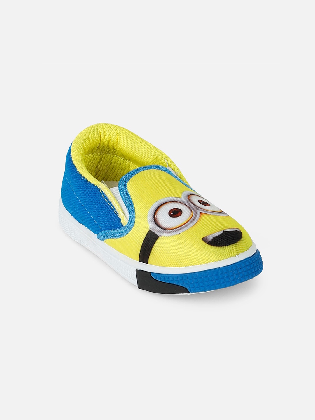 

Kids Ville Boys Blue Minions Printed Slip-on Sneakers, Yellow
