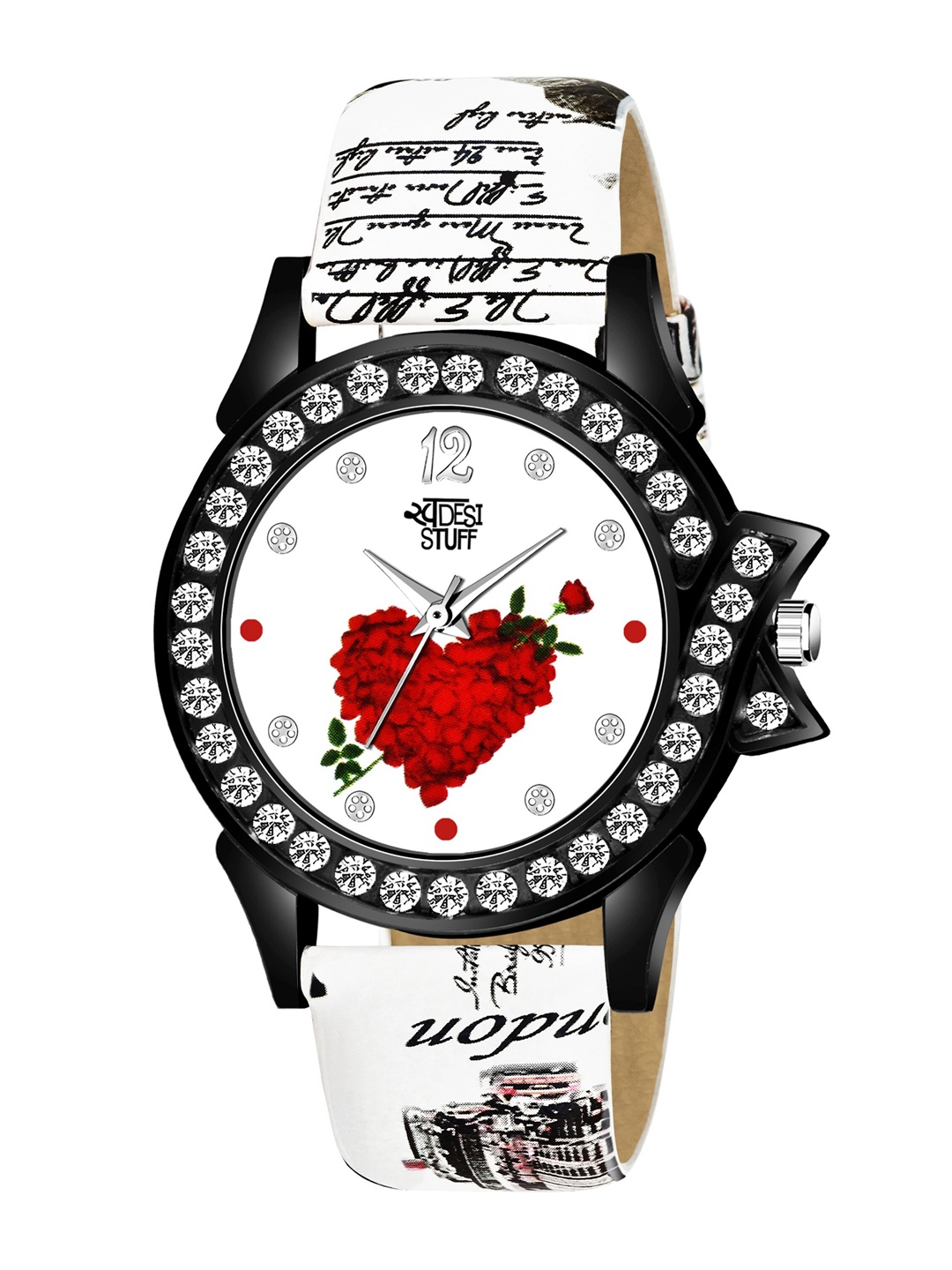 

SWADESI STUFF Girls Black Analogue Watch