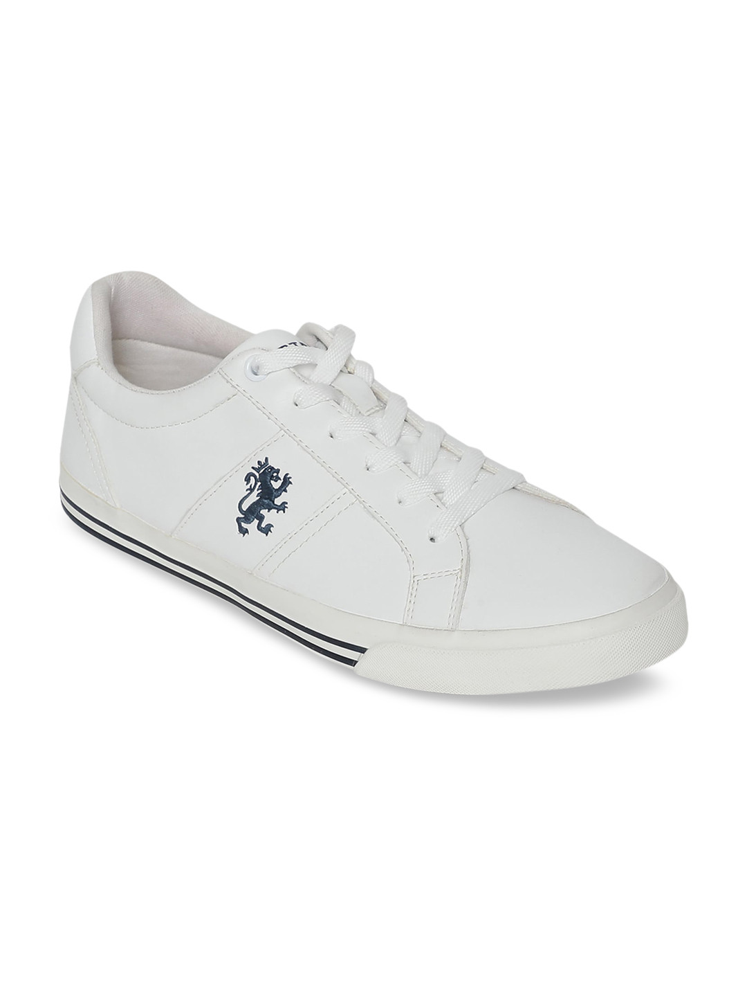 

Red Tape Men White Solid Sneakers