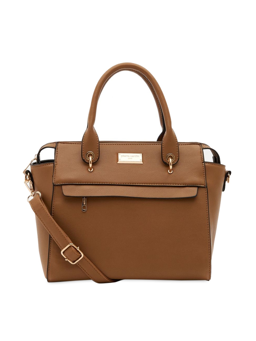 

pierre cardin Brown Solid Handheld Bag