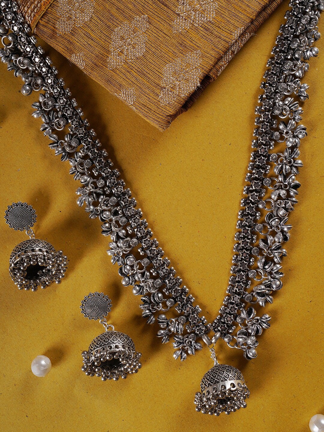 Shoshaa Oxidised Silver-Plated Jewellery Set