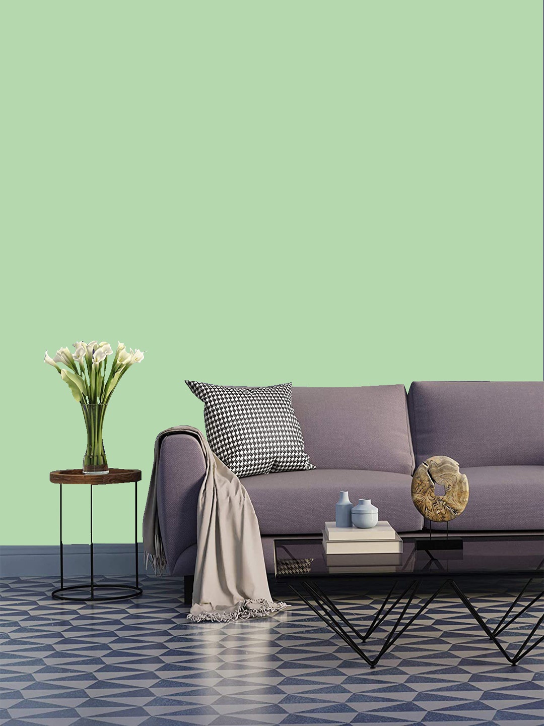 

Jaamso Royals Green Solid Self Adhesive Wallpaper