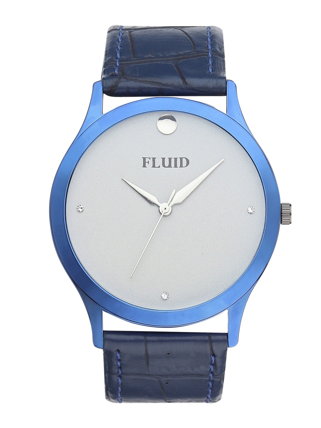 

FLUID Men Blue & Grey Analogue Leather Watch FL-787G-GRY01