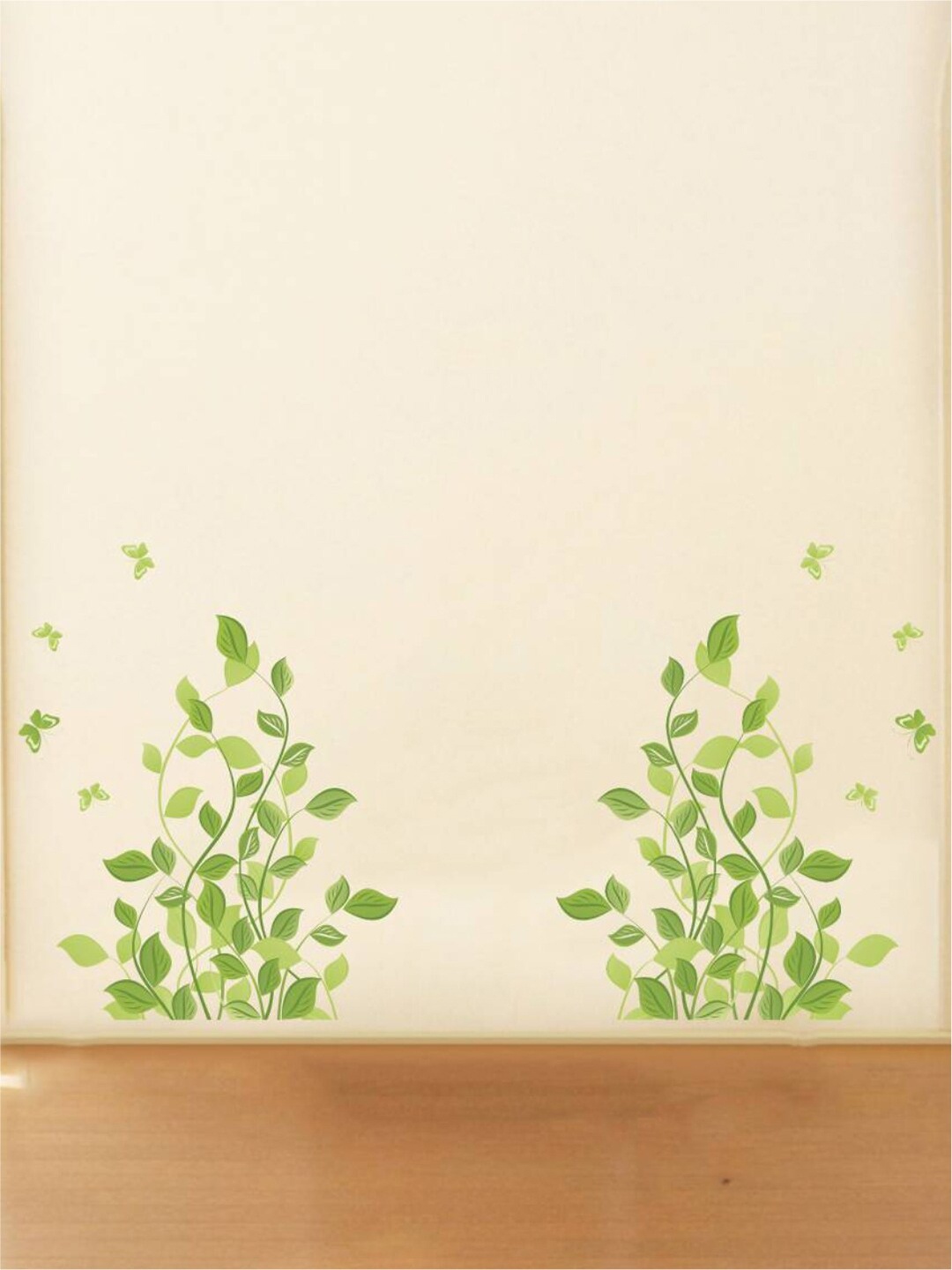 

rawpockets Green Leaves & Butterfly Wall Sticker