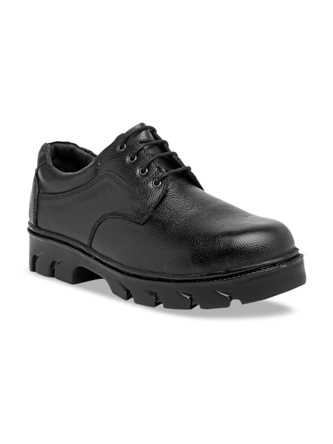 

Teakwood Leathers Men Leather Derbys, Black