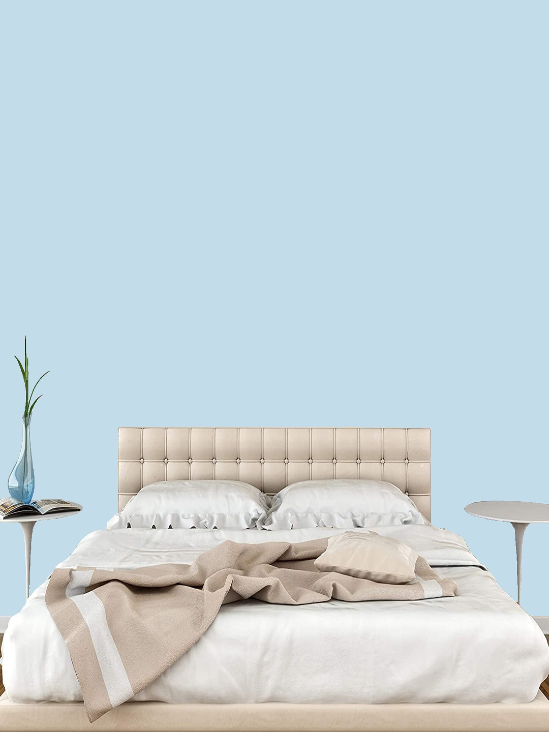 

Jaamso Royals Light Blue Solid Plain Self Adhesive Wallpaper