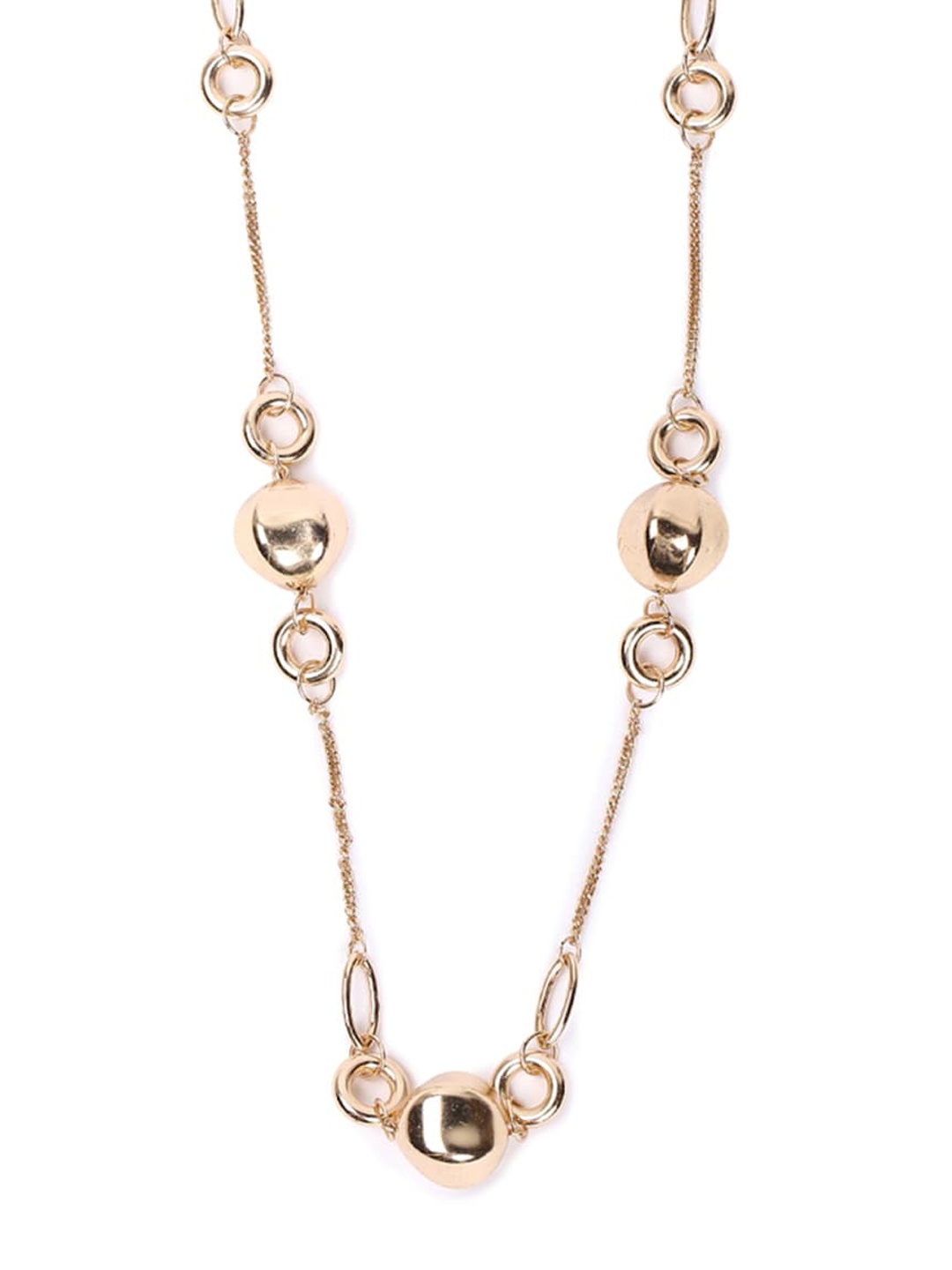 

FOREVER 21 Gold-Toned Toggle Necklace