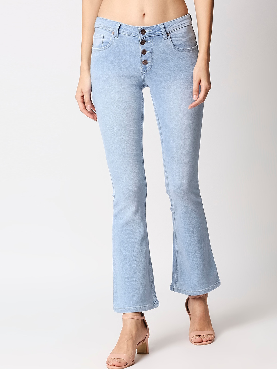 

High Star Women Blue Bootcut Jeans