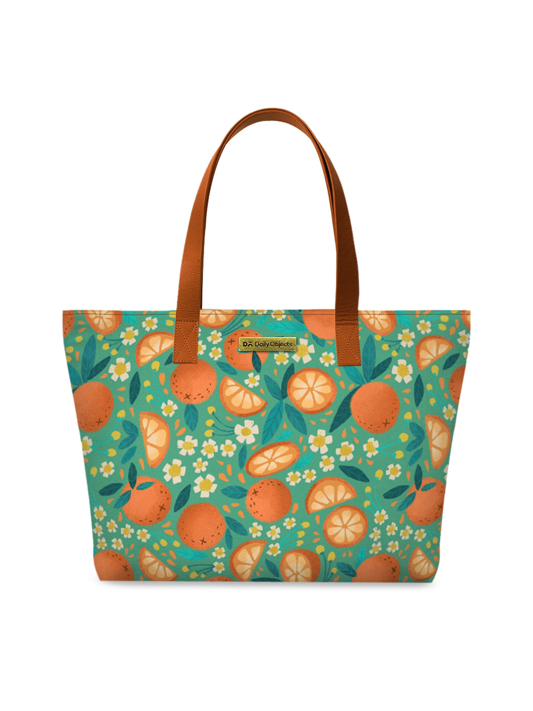 

DailyObjects Green Printed Tote Bag