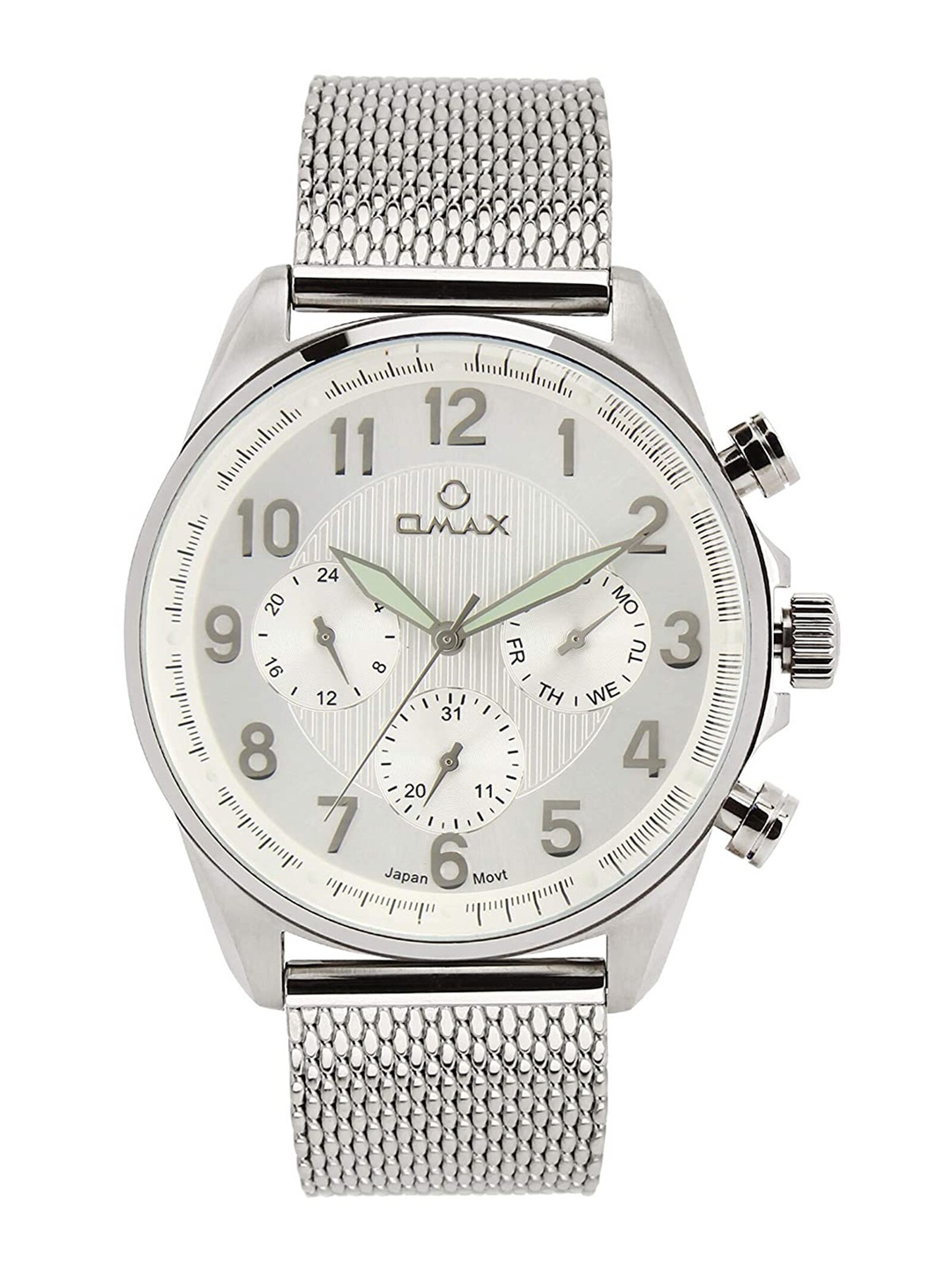 

Omax Men Silver-Toned Analogue Watch VC05P66I