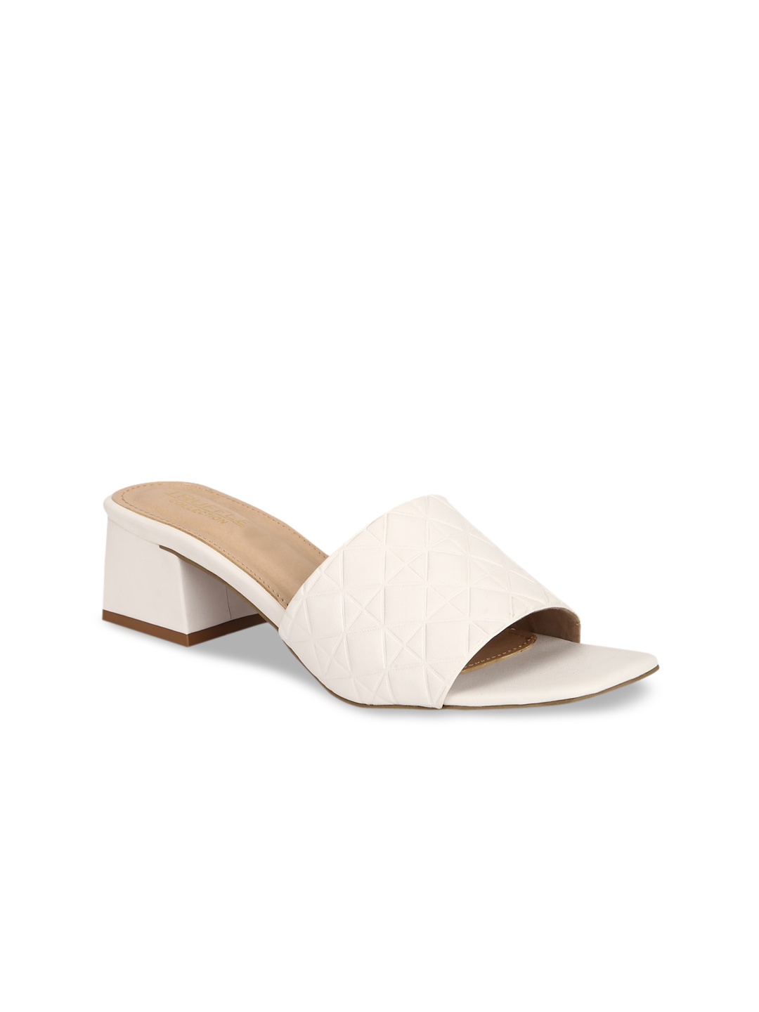 

Truffle Collection Women White Printed Mules