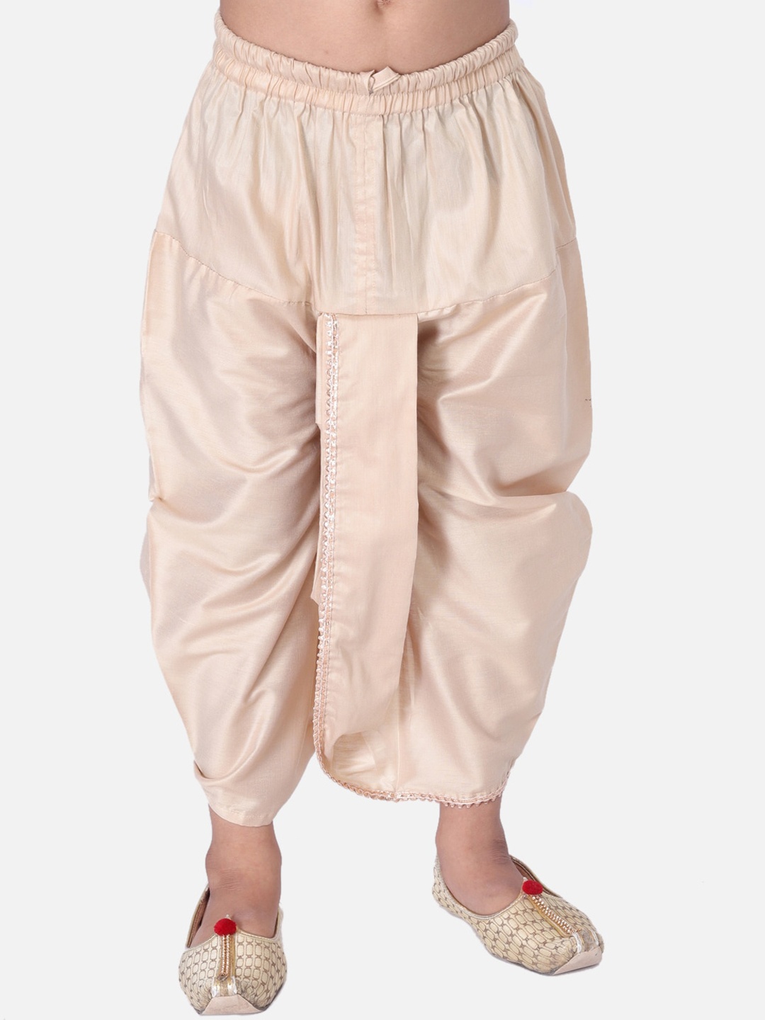 

TABARD Boys Beige Solid Dhoti Pants