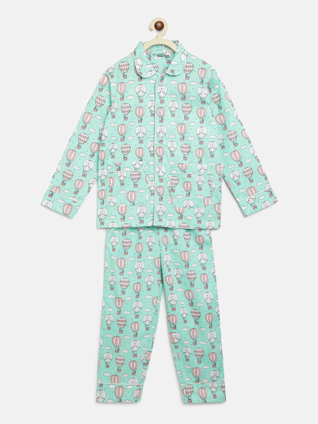 

Lil Tomatoes Unisex Kids Sea Green Graphic