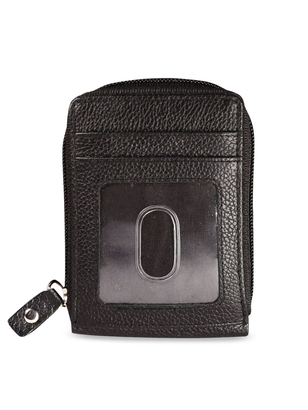 

Style SHOES Unisex Black Textured Card Holder